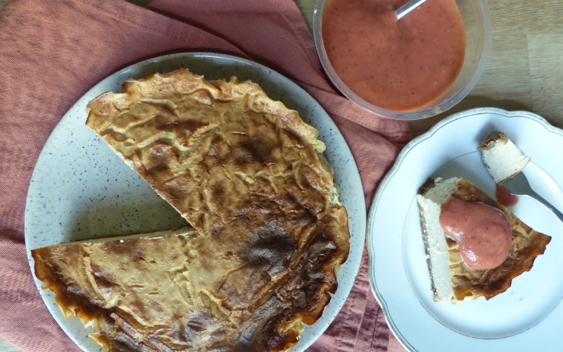 Veganer Amercian Cheesecake Rezept