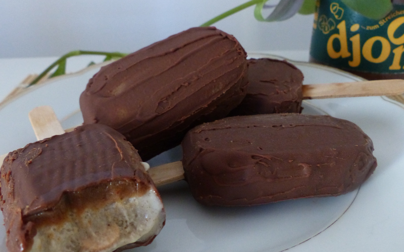 Veganes Karamell Magnum selber machen