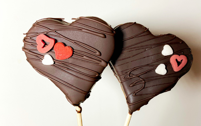 No Bake Herzbrownie Rezept