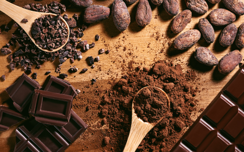 Schokolade in verschiedenen Variationen