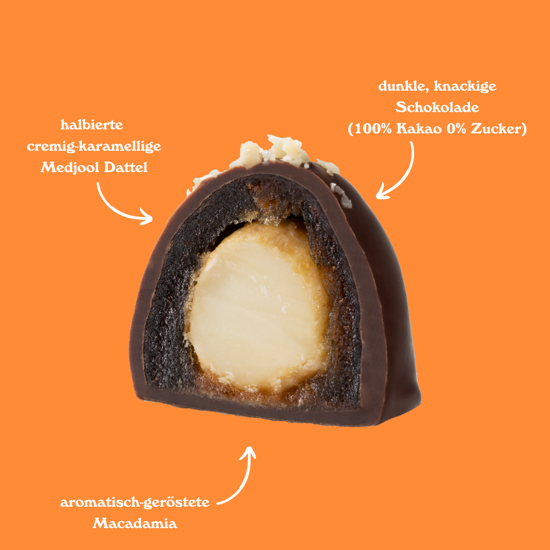 Dattelpralinen: Macadamia Mania (Bio)