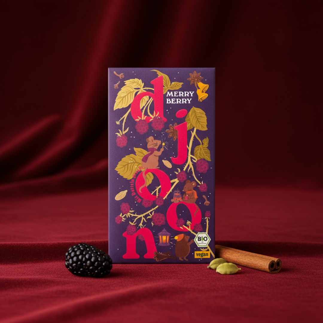 Dattelschokolade: Merry Berry (Bio)