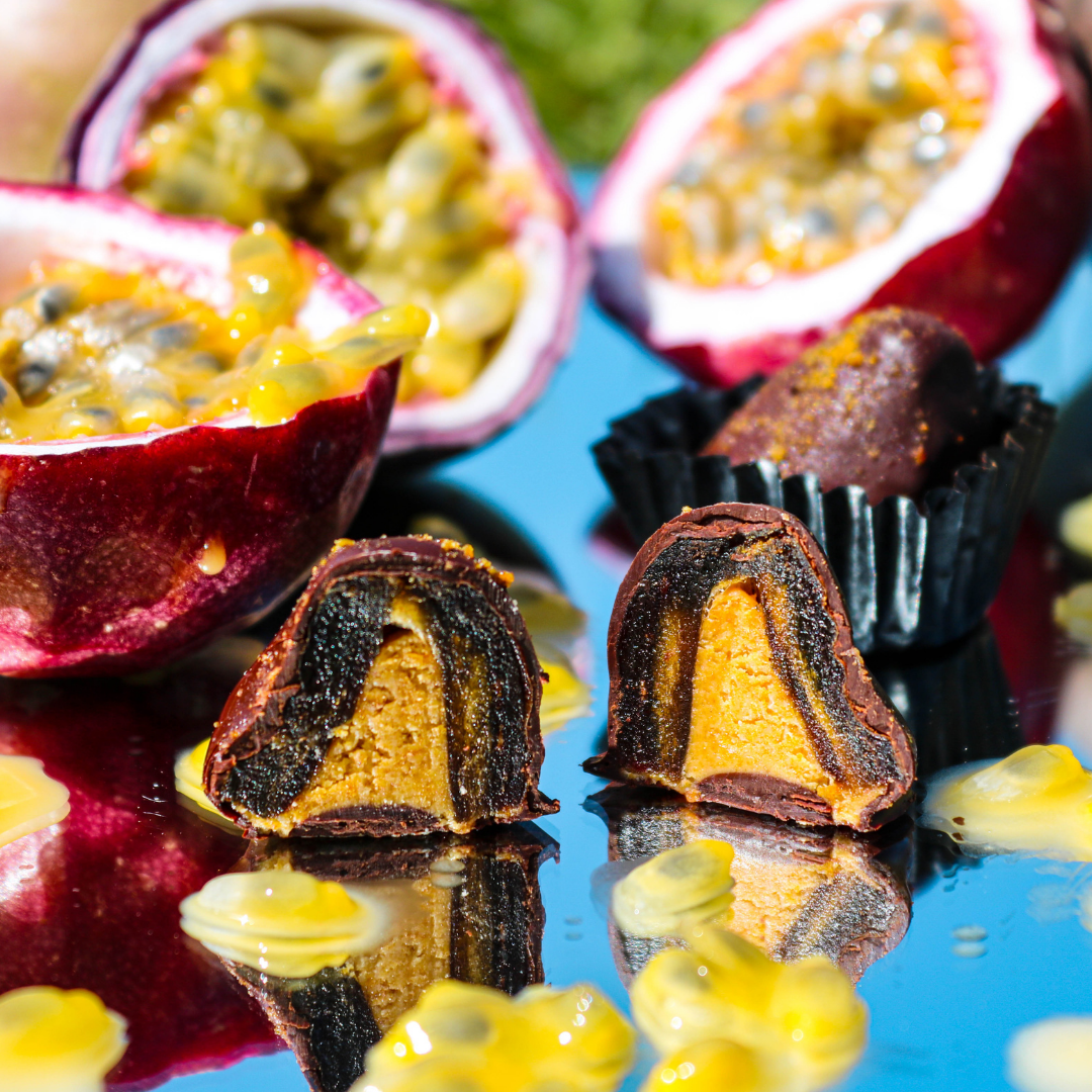 Dattelpralinen: Maracuja Madness (Bio)