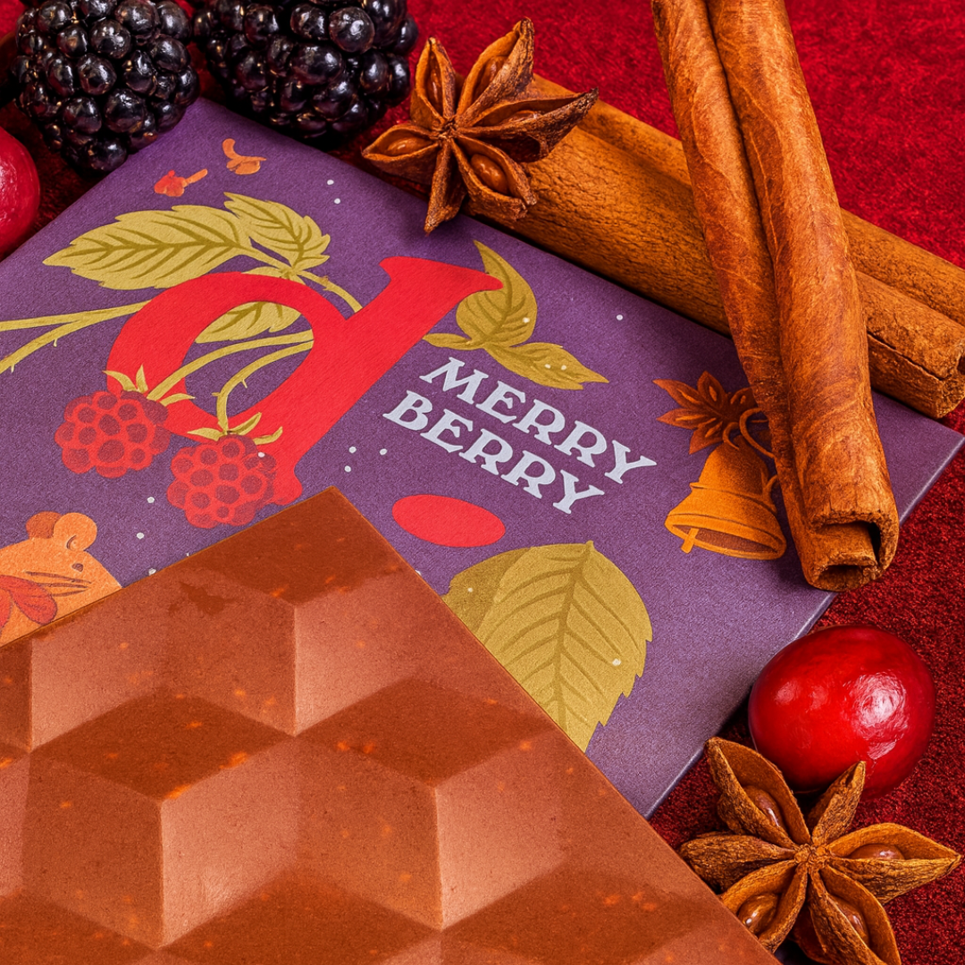 Dattelschokolade: Merry Berry (Bio)