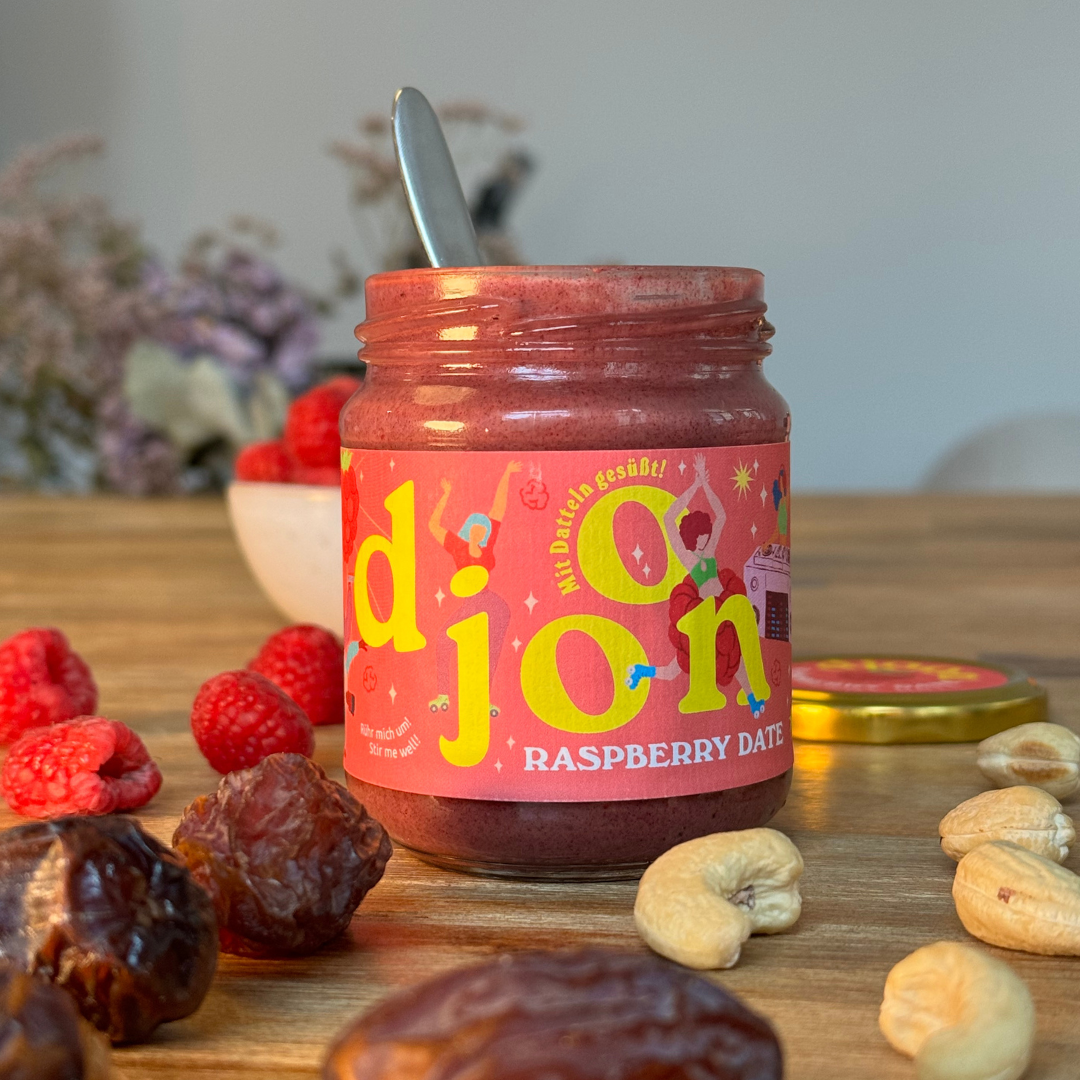 Dattelaufstrich: Raspberry Date (Bio) - 12 Gläser (Wiederverkäufer)