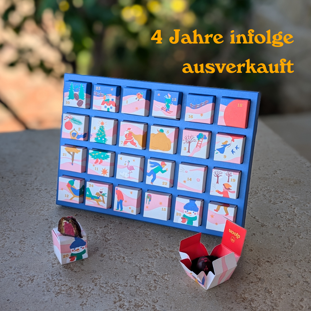 Super Early Bird: Pralinen Adventskalender 2025 (Bio)