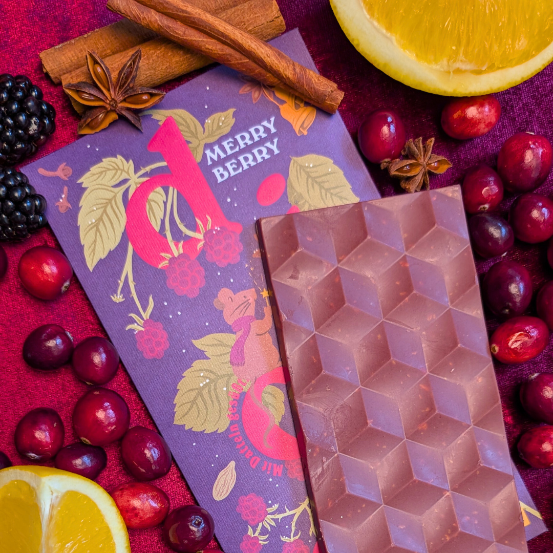 Dattelschokolade: Merry Berry (Bio)