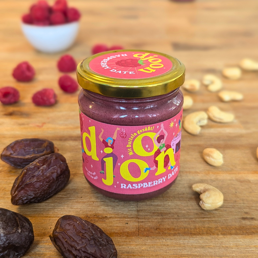 Dattelaufstrich: Raspberry Date (Bio) - 12 Gläser (Wiederverkäufer)
