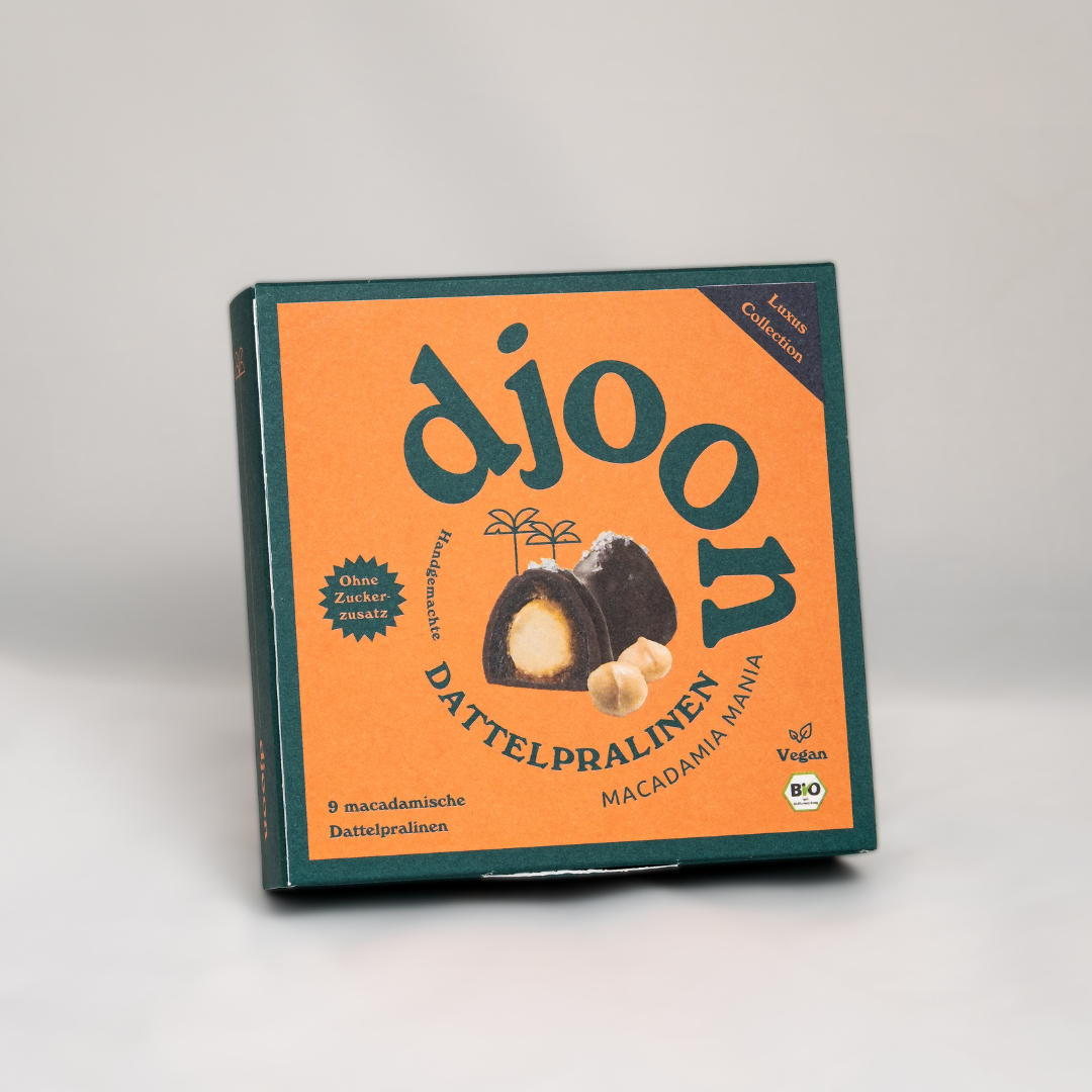 Lagerverkauf: Dattelpralinen Macadamia Mania (Bio)