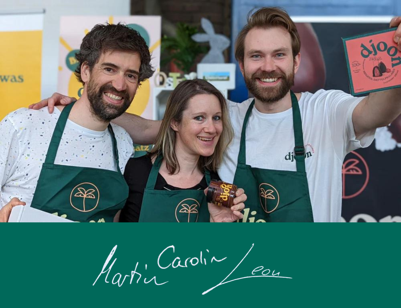 Das djoon Gründerteam präsentiert das djoon Dattelversprechen – echtes Commitment zu Qualität und Nachhaltigkeit