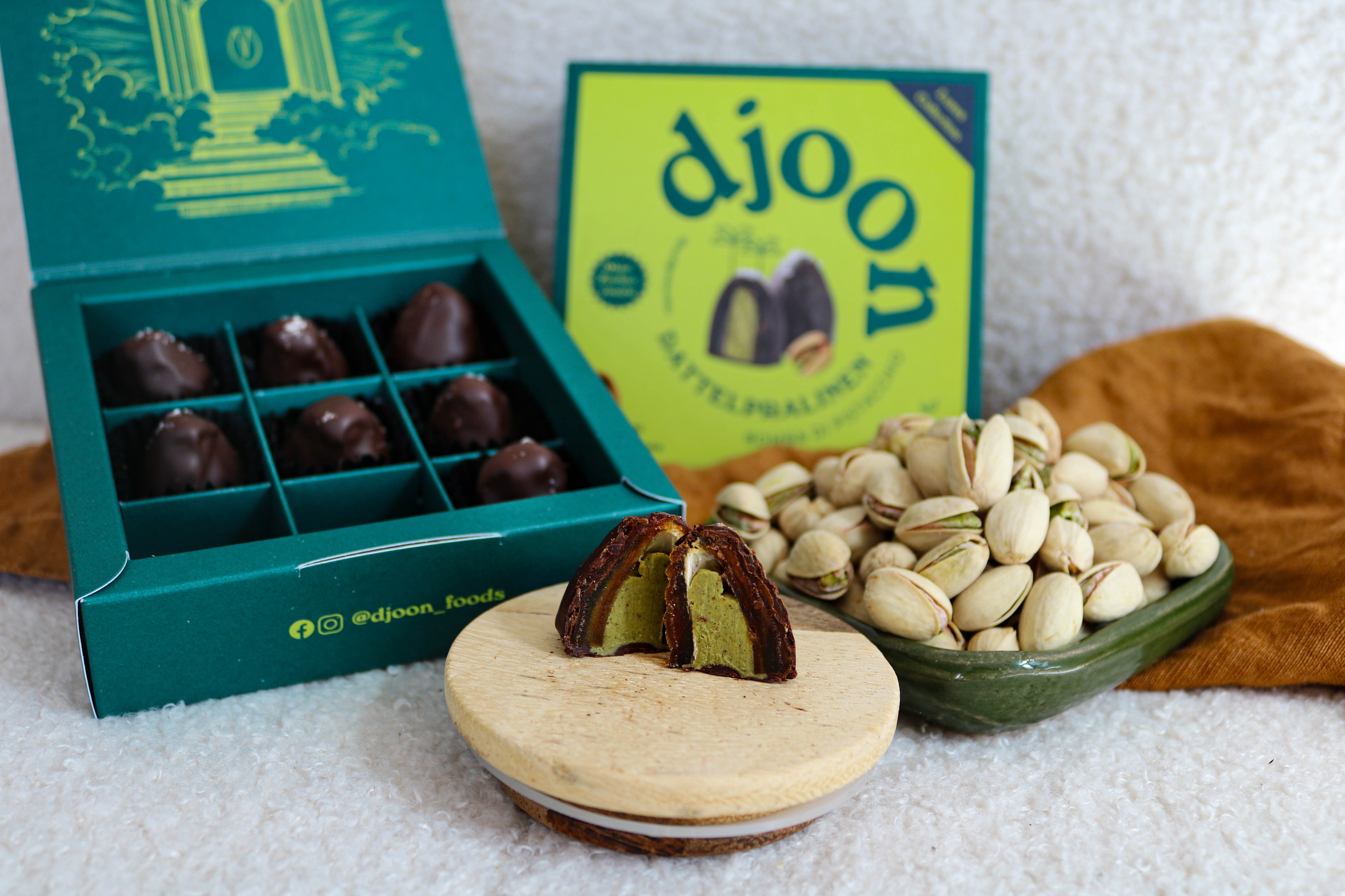 Lagerverkauf: Dattelpralinen Bomba di Pistacchio (Bio)