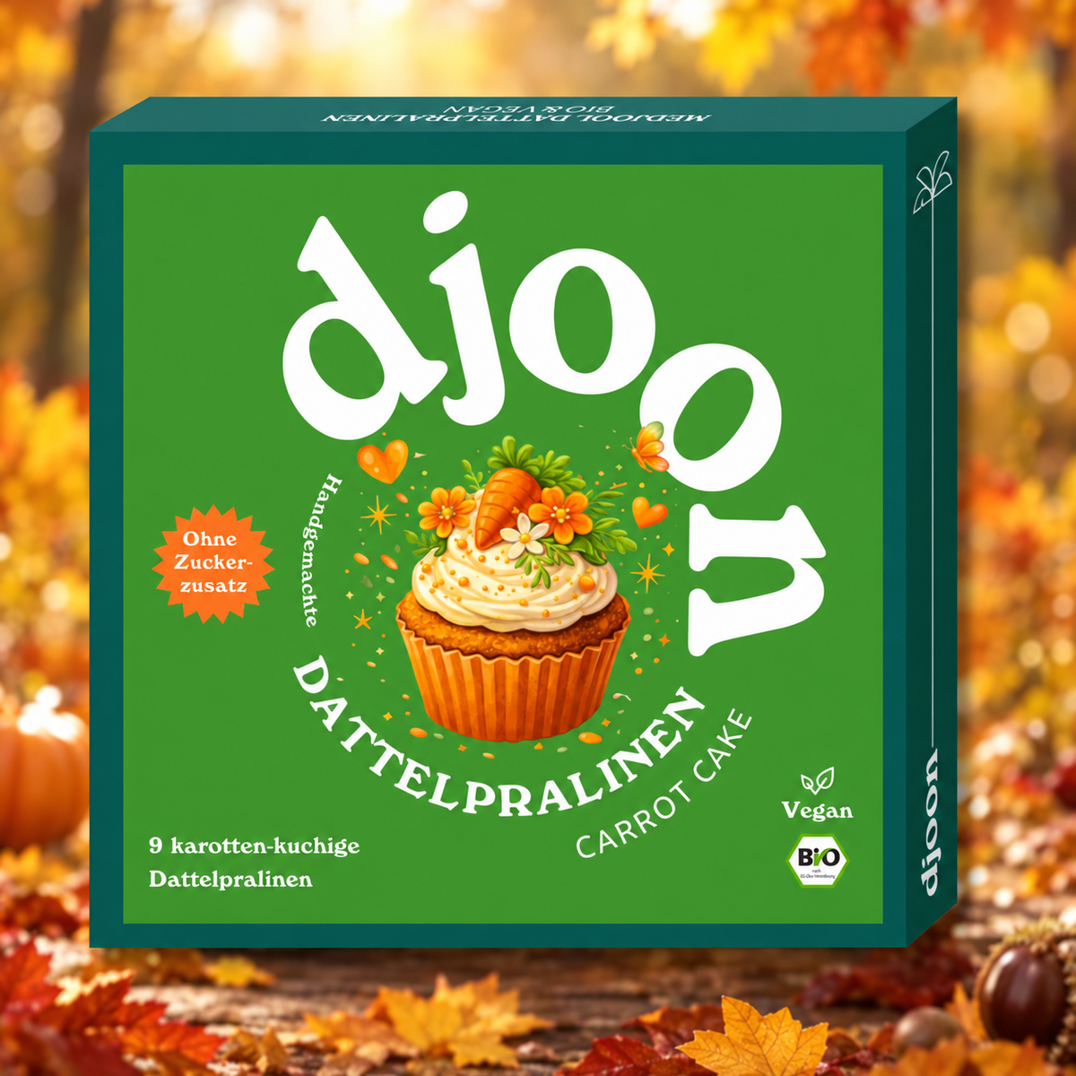 Dattelpralinen: Carrot Cake (Bio)