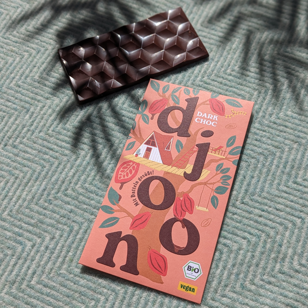Dattelschokolade: Dark Choc (Bio) - 12 Tafeln (Wiederverkäufer)