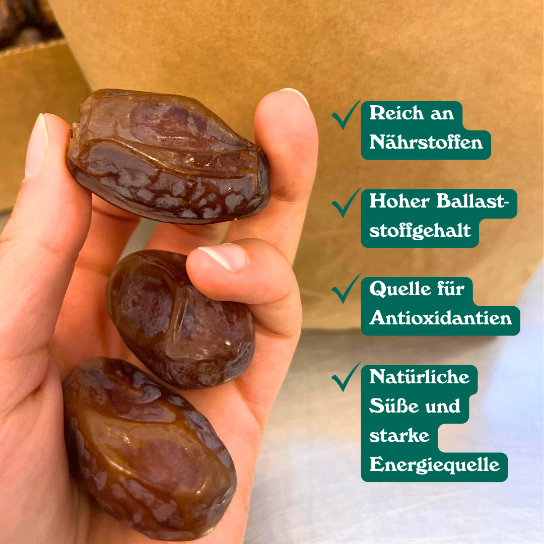 Lagerverkauf: Ganze Medjool Datteln (Bio)