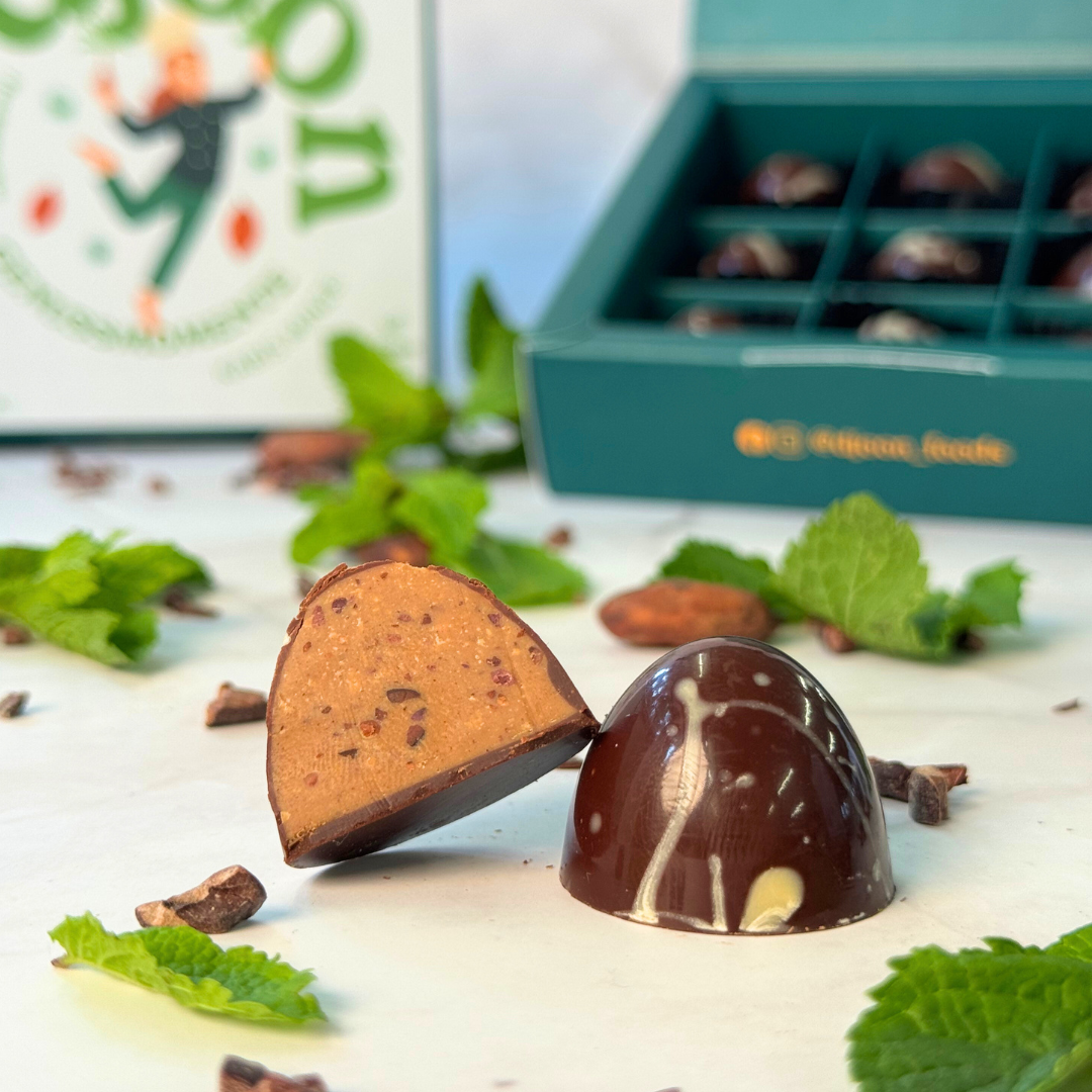 Praline des Monats: Karis Minze (Bio)