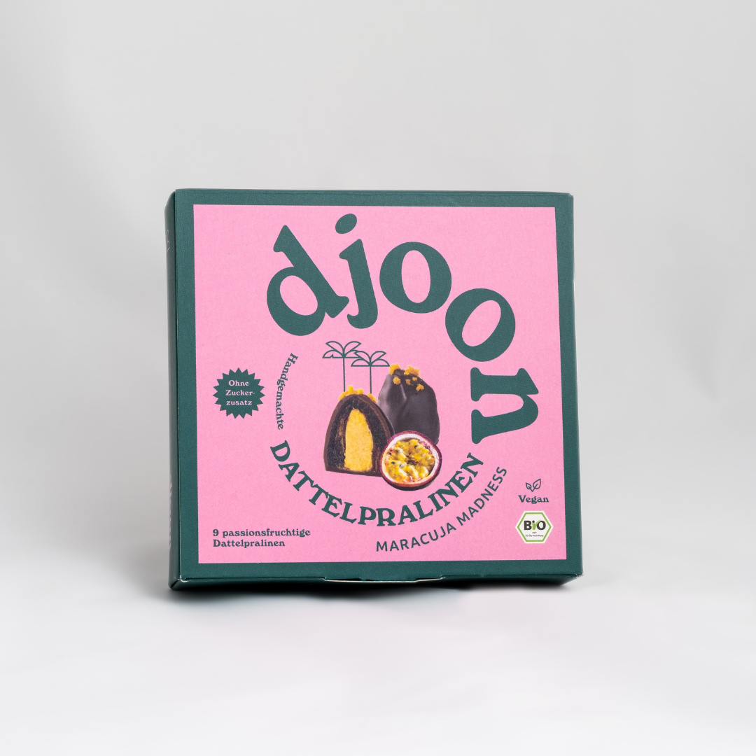 Lagerverkauf: Dattelpralinen Maracuja Madness (Bio)