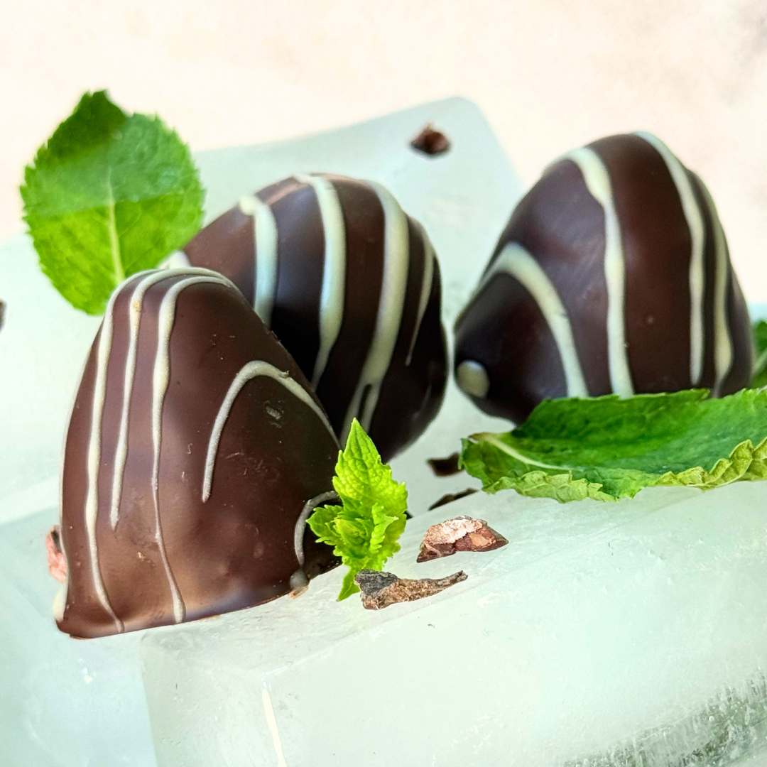 Praline des Monats: Martins Minze (Bio)