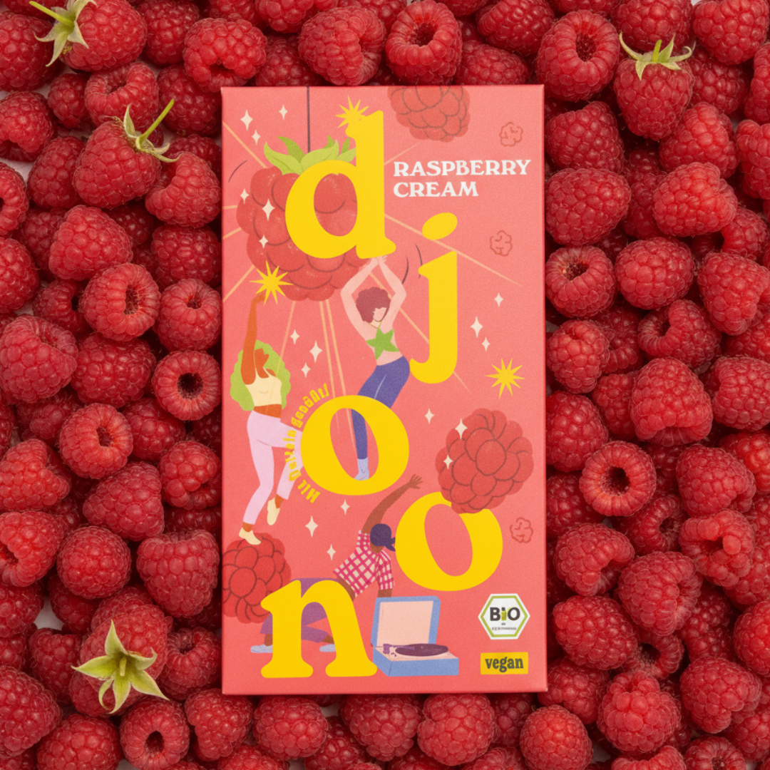 Dattelschokolade: Raspberry Cream (Bio)