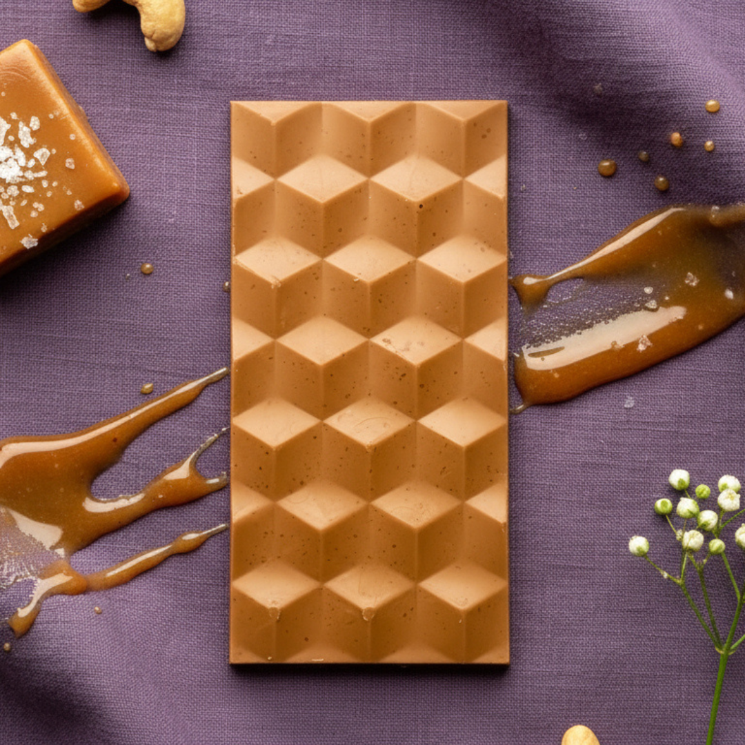 Dattelschokolade: Salted Caramel (Bio) - 12 Tafeln (Wiederverkäufer)