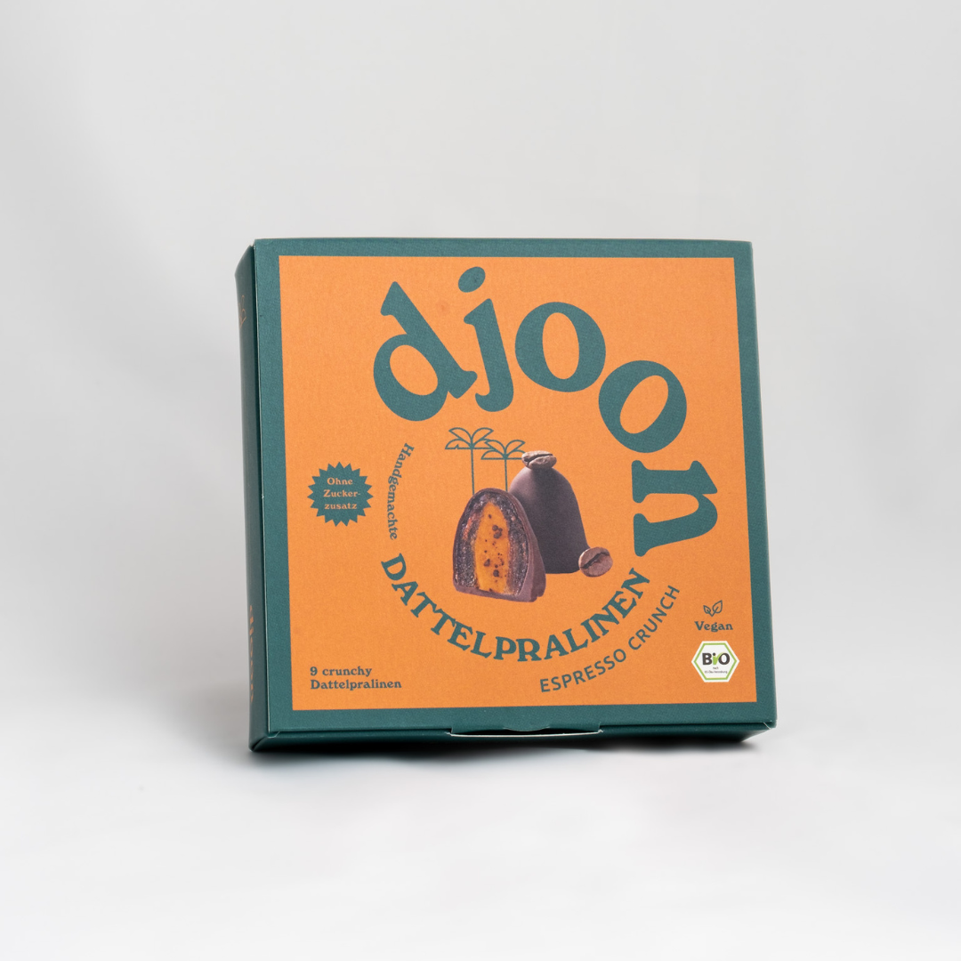 Lagerverkauf: Dattelpralinen Espresso Crunch (Bio)