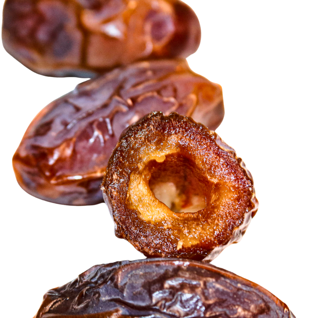 Lagerverkauf: halbierte Medjool Datteln (Bio)