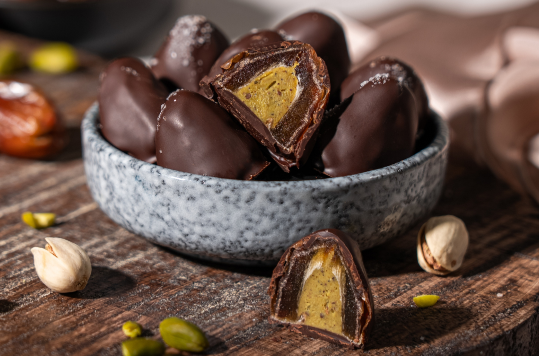 Dattelpralinen: Bomba di Pistacchio (Bio)