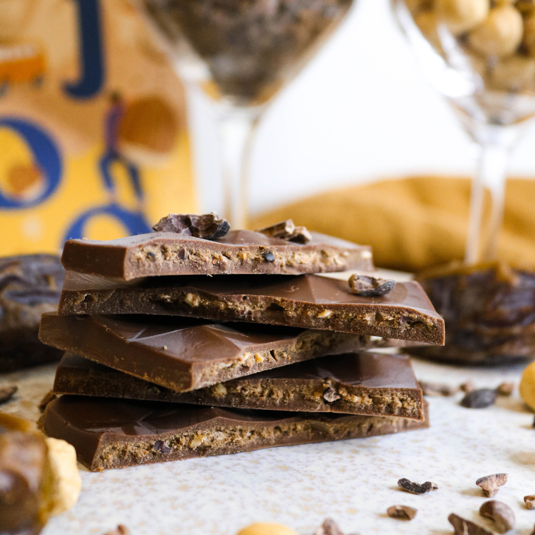 Lagerverkauf: Dattelschokolade Nougat Crisp (Bio)