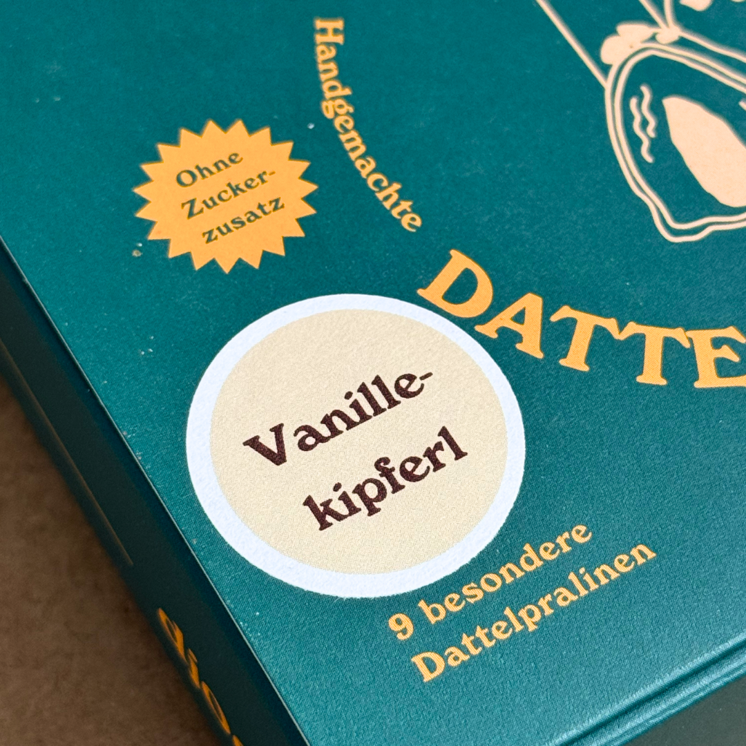 Lagerverkauf: Dattelpralinen Vanillekipferl (Bio)