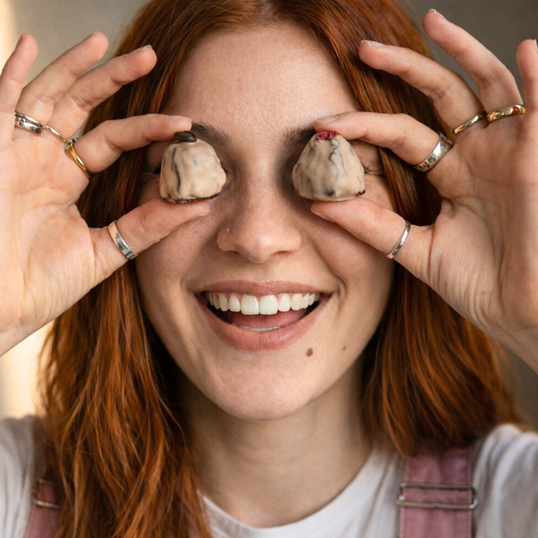 Dattelpralinen: White Choco Mix (Bio)