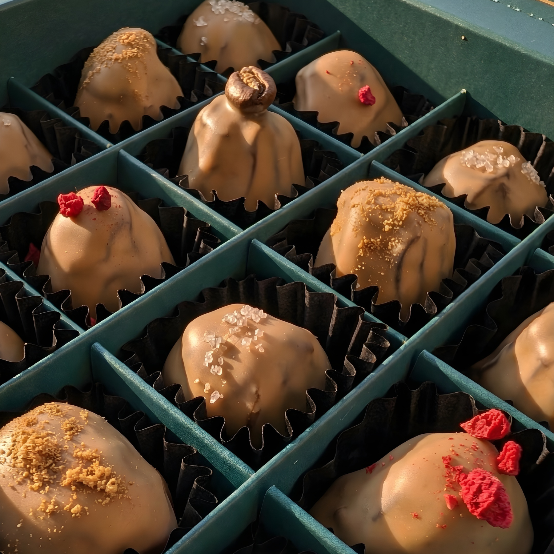 Dattelpralinen: White Choco Mix (Bio)