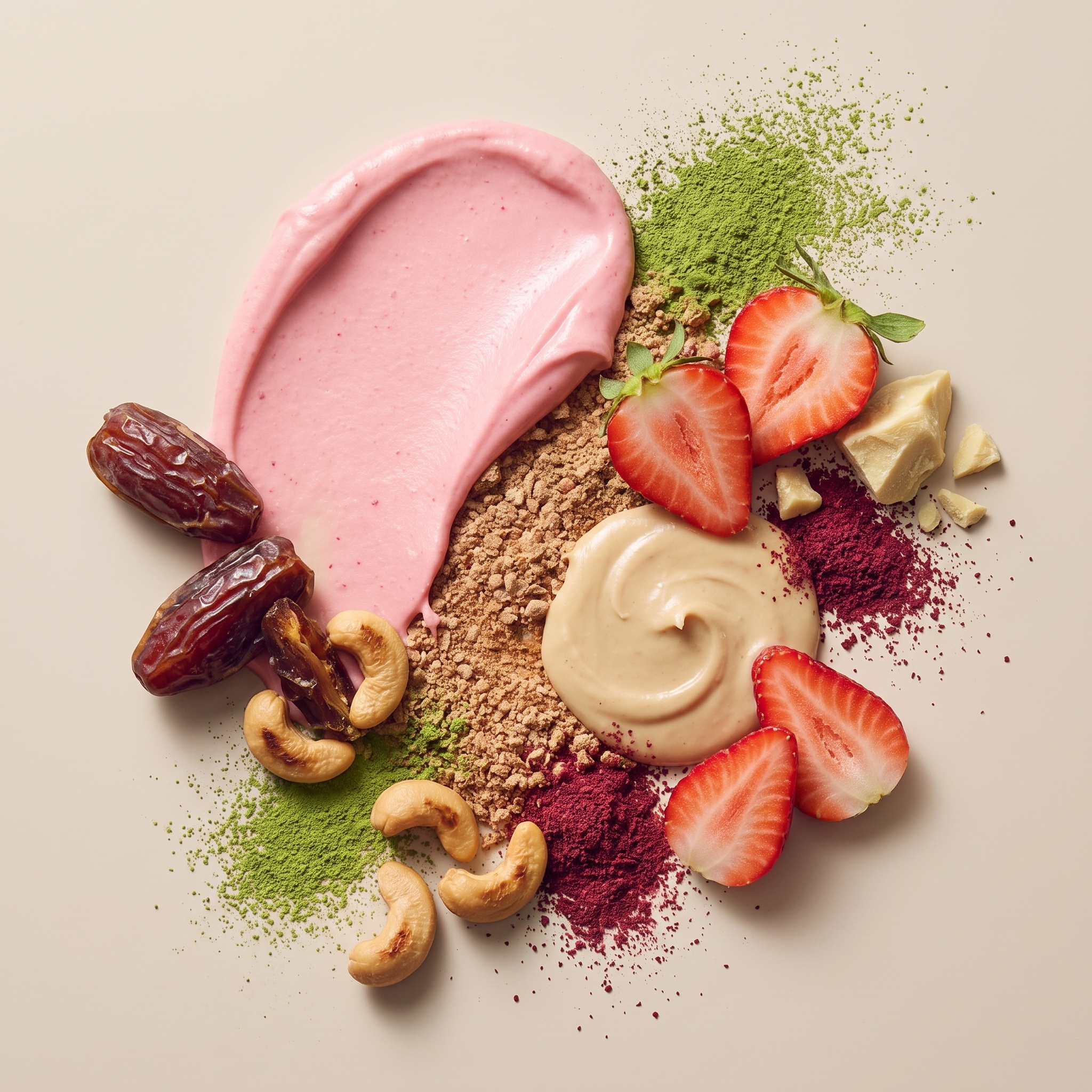 Praline des Monats: Matcha-Erdbeere (Bio)