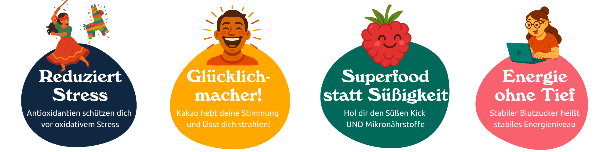 djoon Dattelpralinen sind Stress-Reduzierer, Mood-Lifter, Superfood und Energiespender für dich