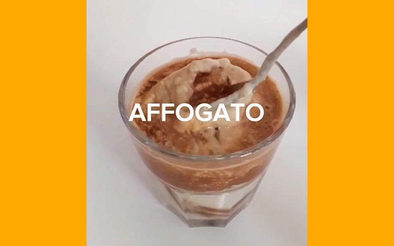 Kokos Vanille Affogato selber machen