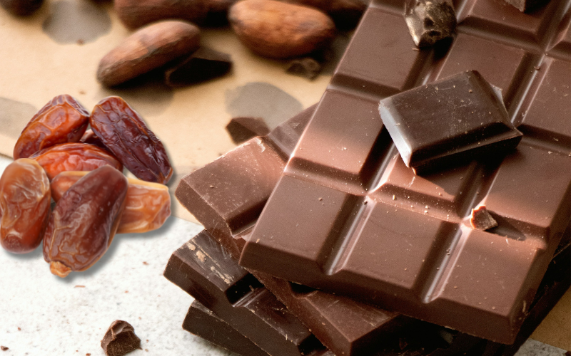 Vorteile von Dattelschokolade