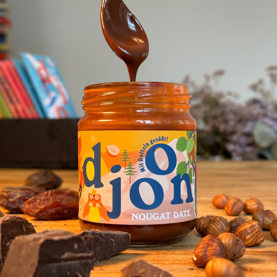 djoon | NEU: Dattelaufstrich mit Nougat | Hier kaufen djoon | NEU: Dattelaufstrich mit Nougat | Hier kaufen
