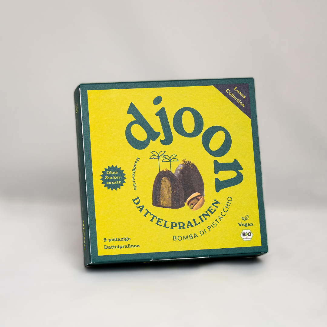 Lagerverkauf: Dattelpralinen Bomba di Pistacchio (Bio)
