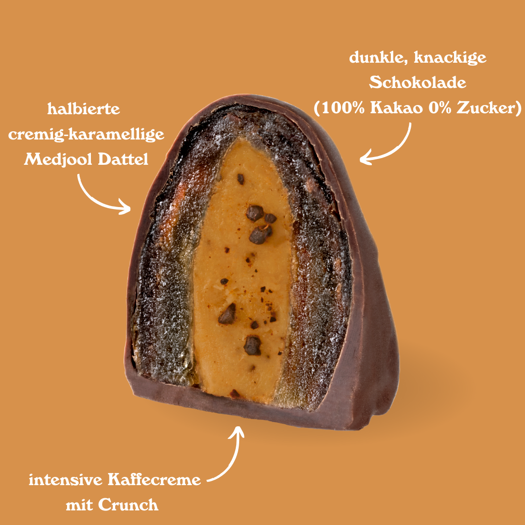 Dattelpralinen: Espresso Crunch (Bio)