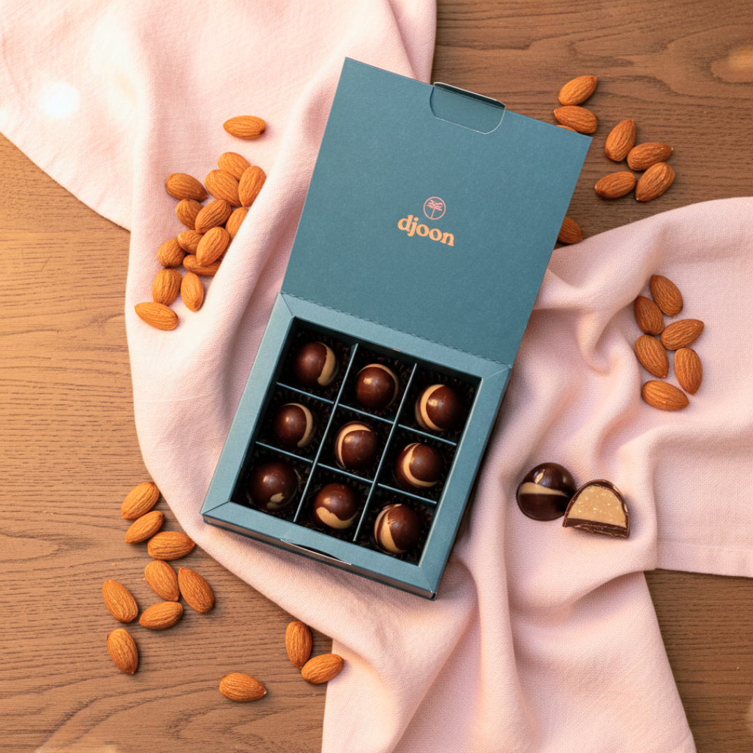 Pralinen mit Dattelsüße: Marzipan (Bio)