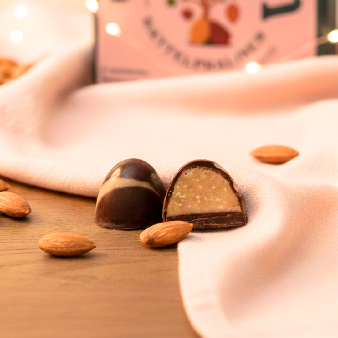 Pralinen mit Dattelsüße: Marzipan (Bio)