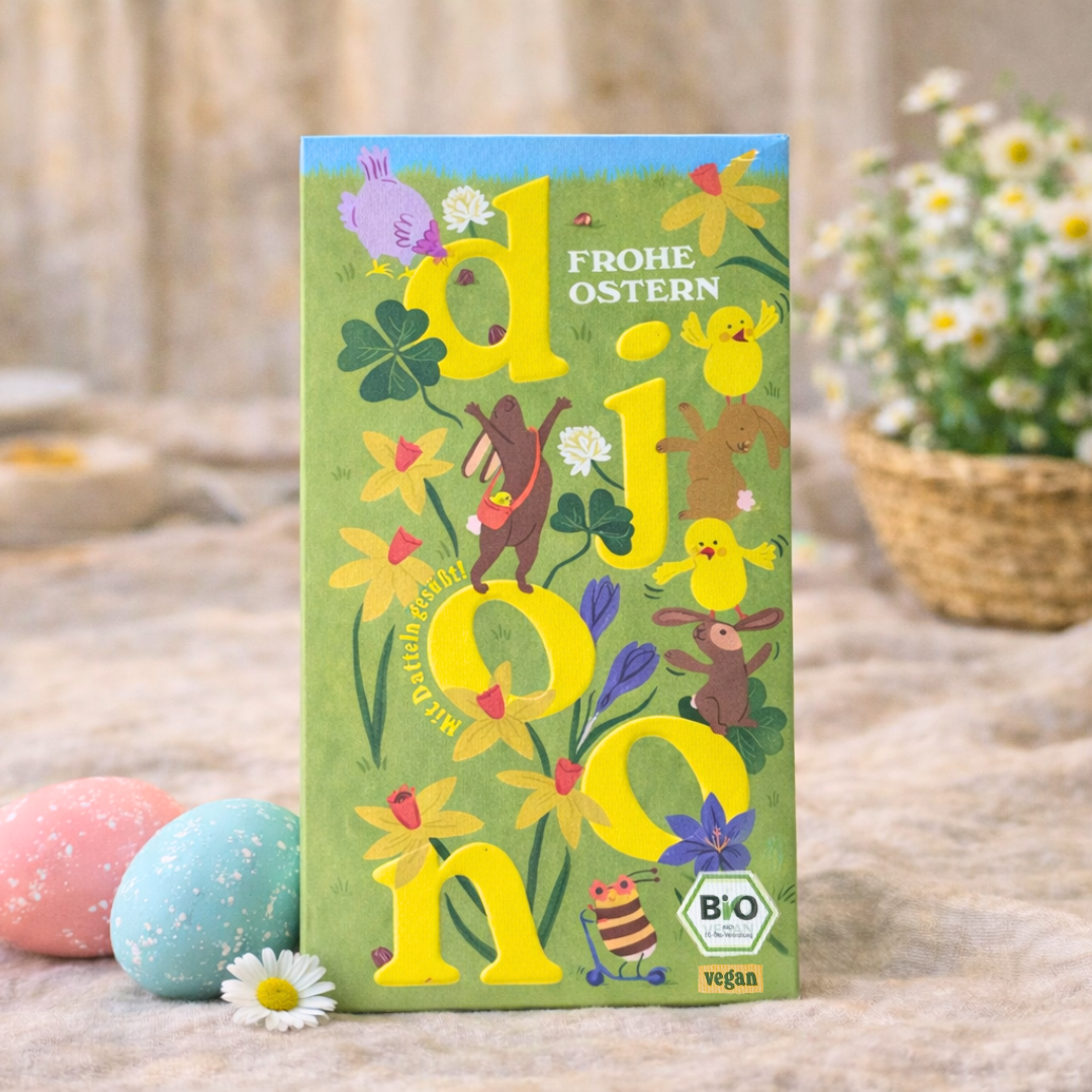 Dattelschokolade: Frohe Ostern (Bio)