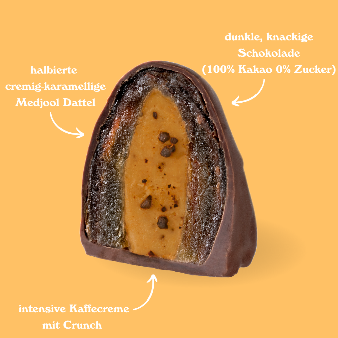 Dattelpralinen: Espresso Crunch (Bio)