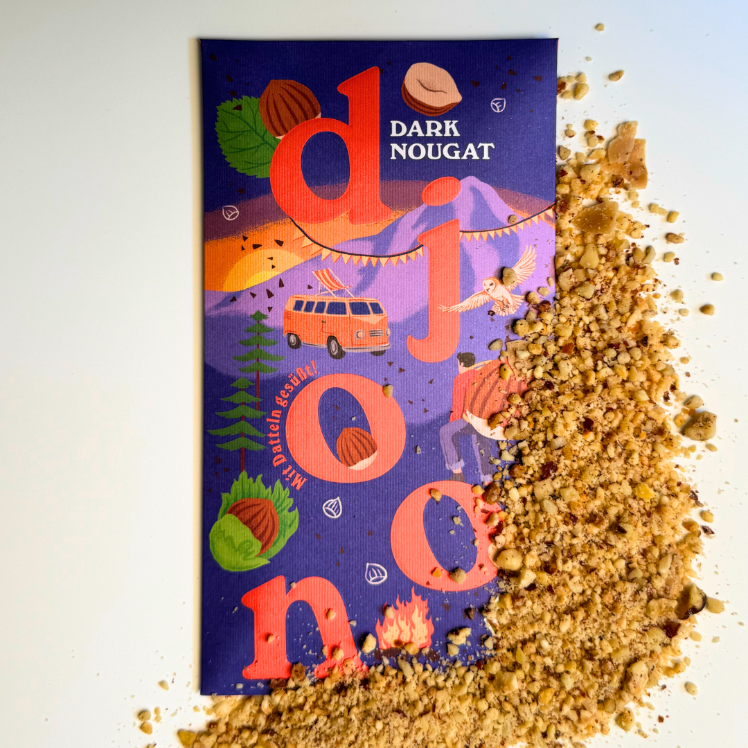 Dattelschokolade: Dark Nougat (Bio)