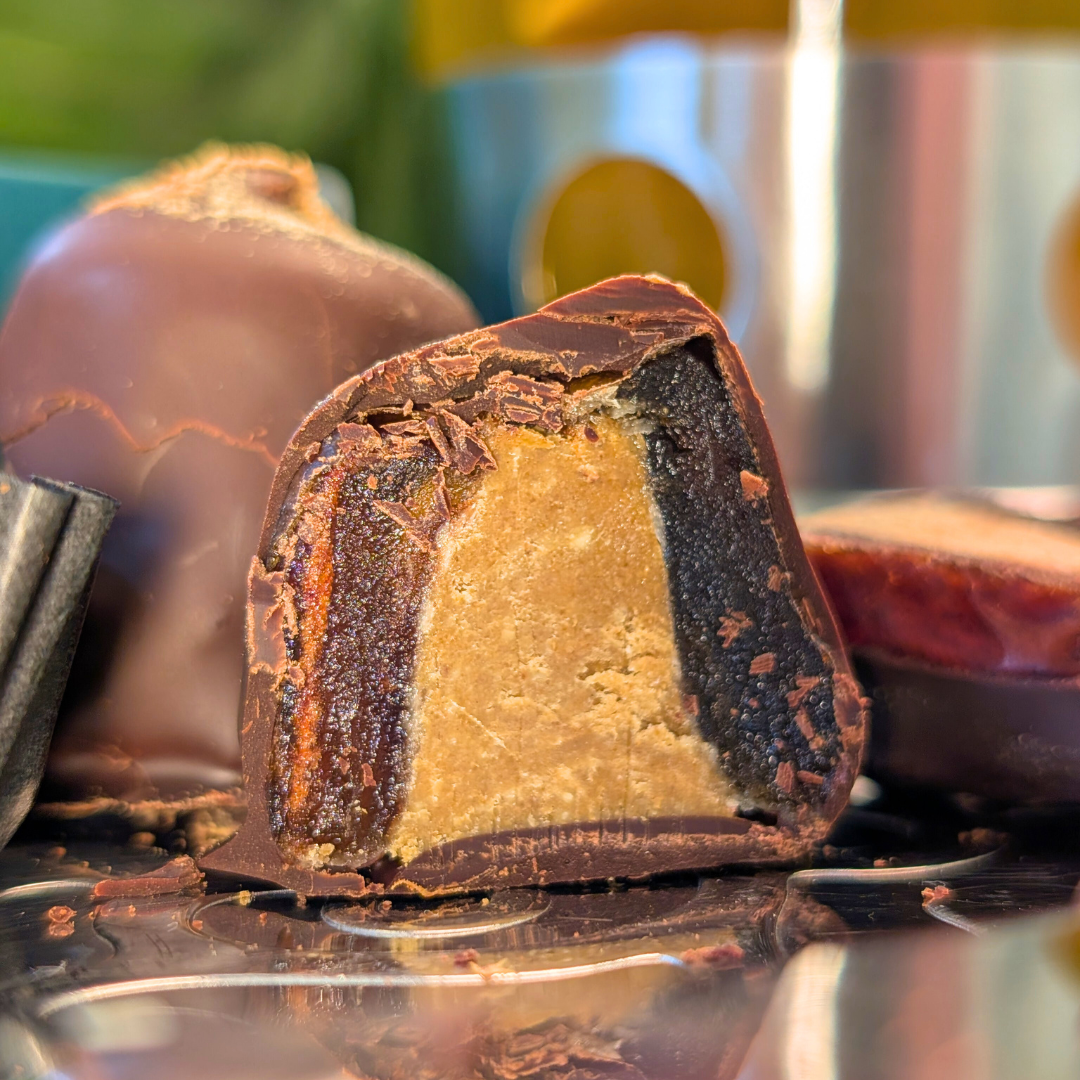 Praline des Monats: Ingwer Zitrone (Bio)