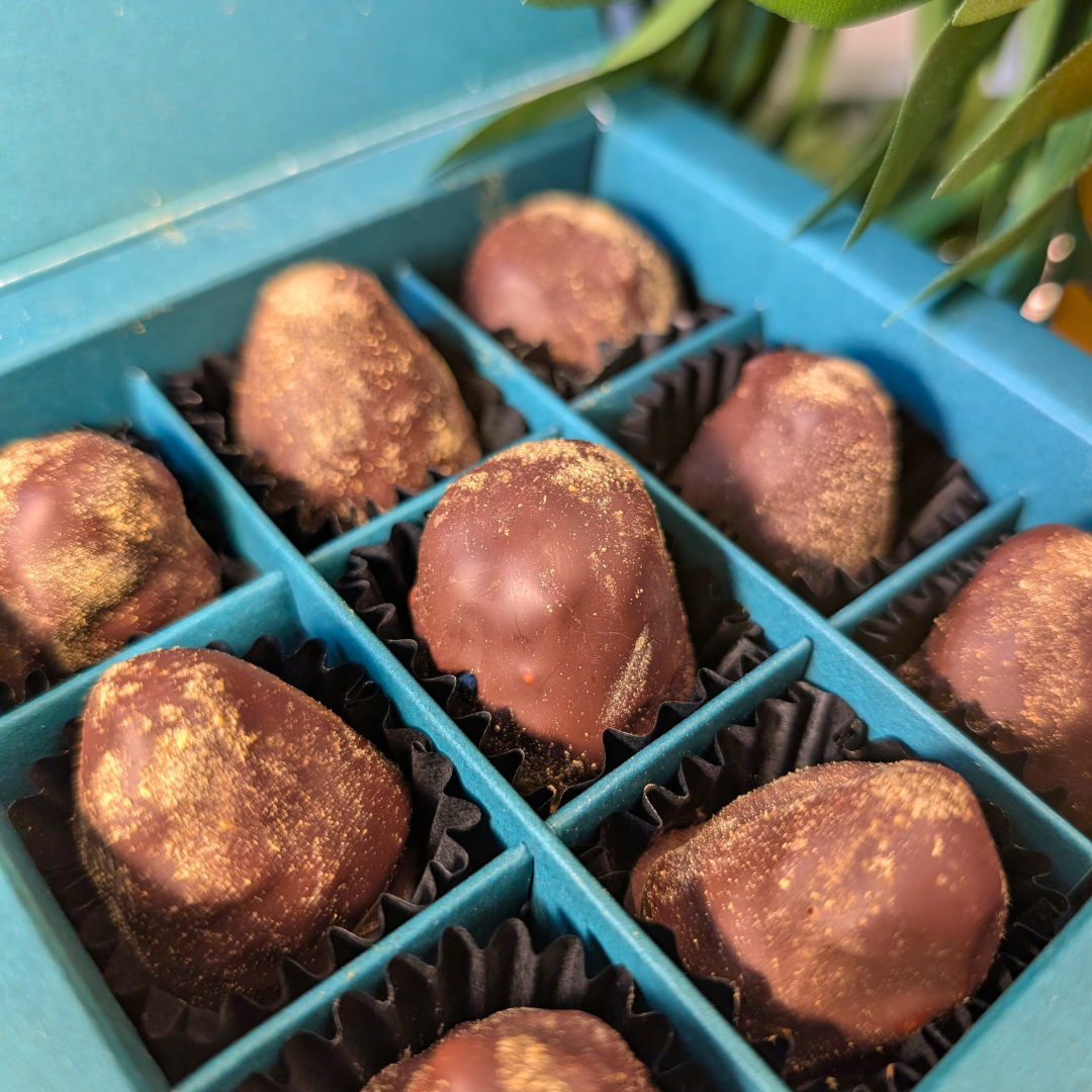 Praline des Monats: Ingwer Zitrone (Bio)