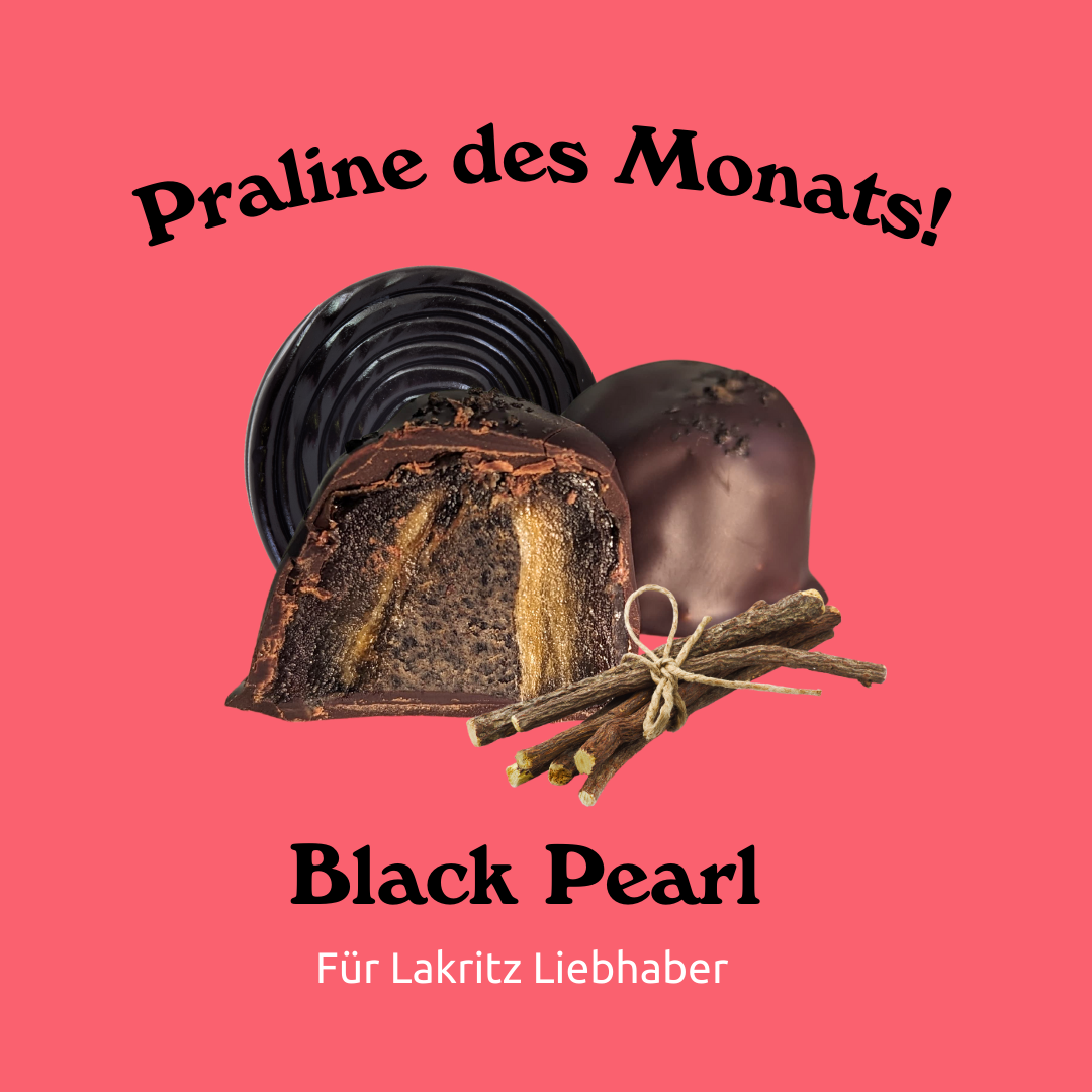 Praline des Monats März: Black Pearl