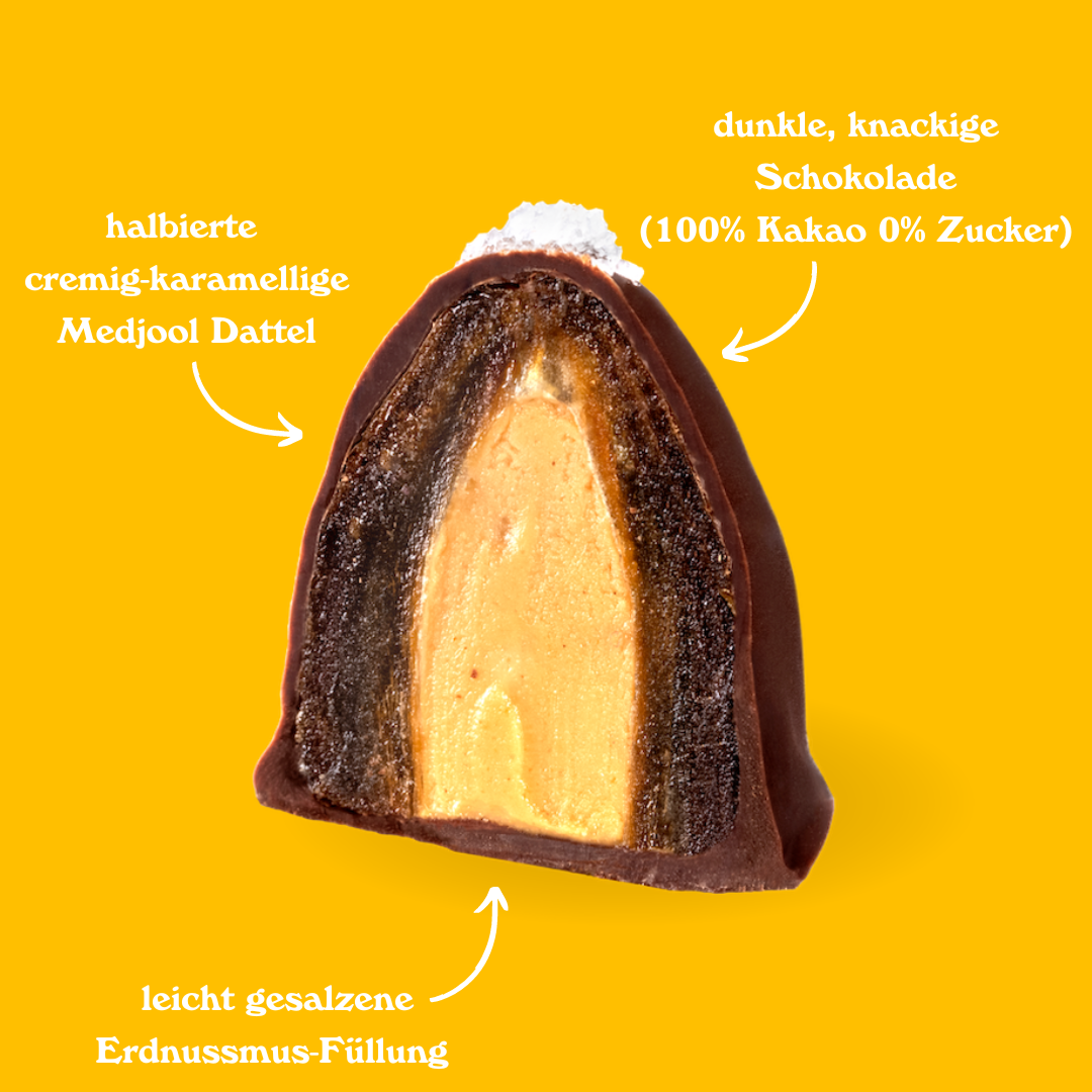 Dattelpralinen: Salted Peanut (Bio)