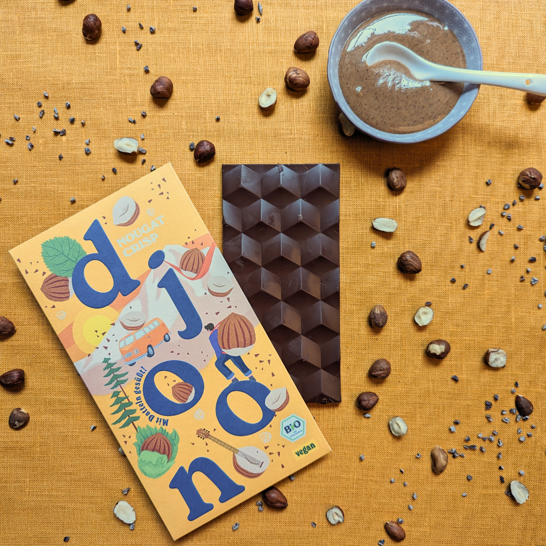 Dattelschokolade: Nougat Crisp (Bio)