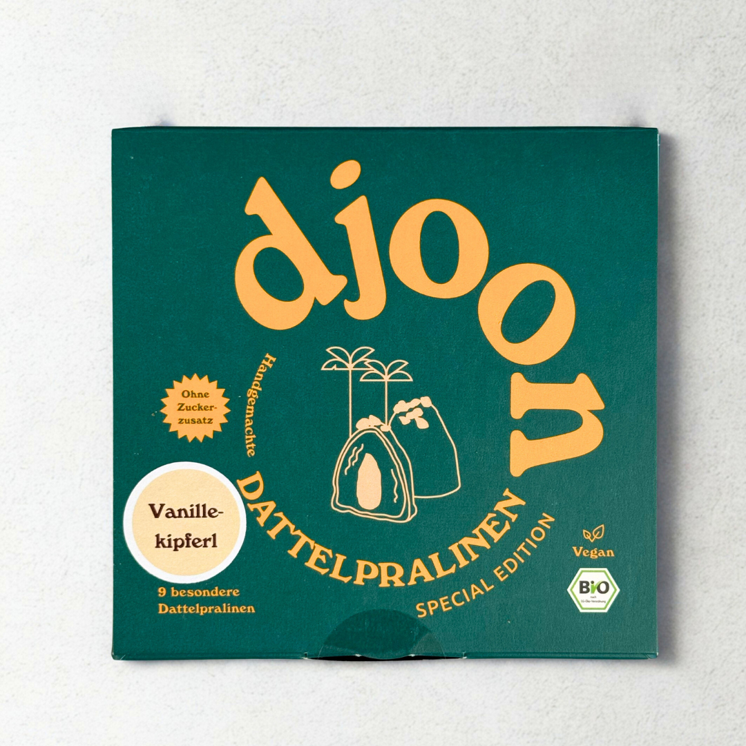 Lagerverkauf: Dattelpralinen Vanillekipferl (Bio)