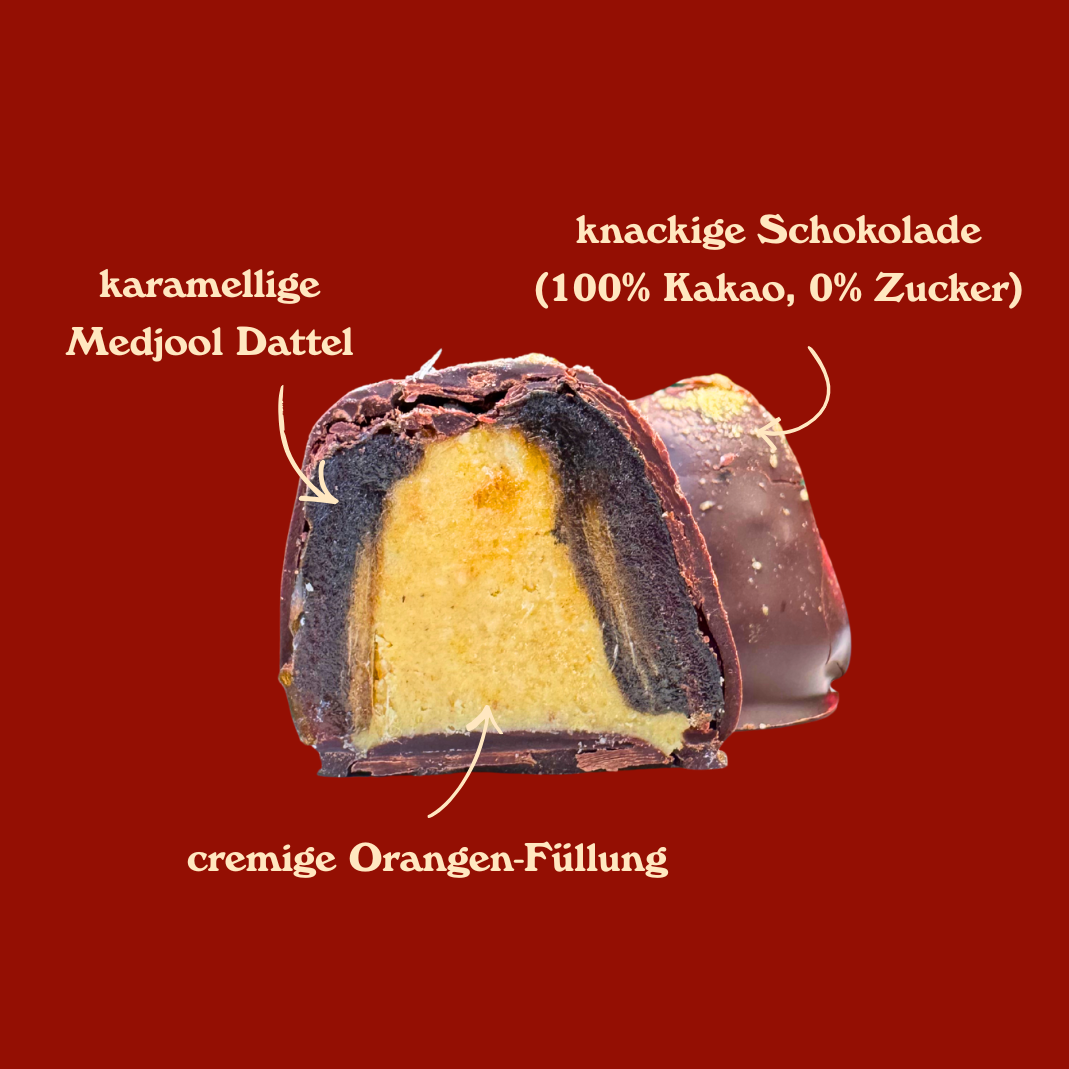 Praline des Monats: Volcanic Orange (Bio)
